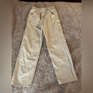 brandy melville cream cargo pants size small